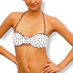 Victoria's Secret Bandeau Padded Bikini polka dot